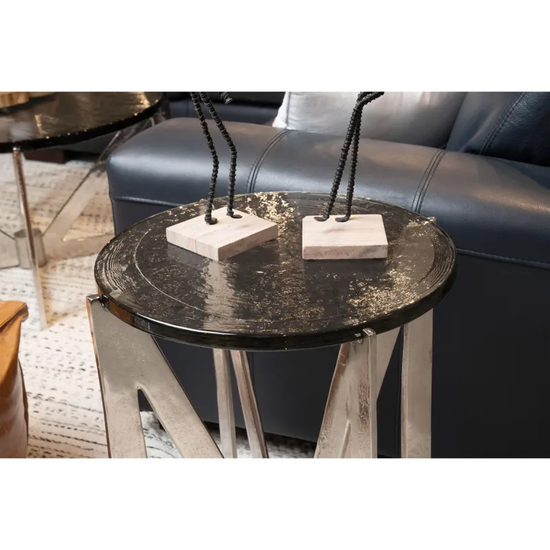 Jano Round End Table Base