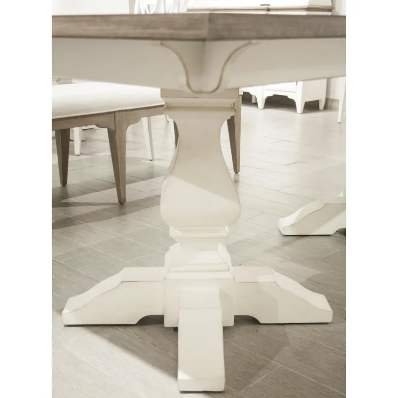 Myra Double Ped Dining Table-Base