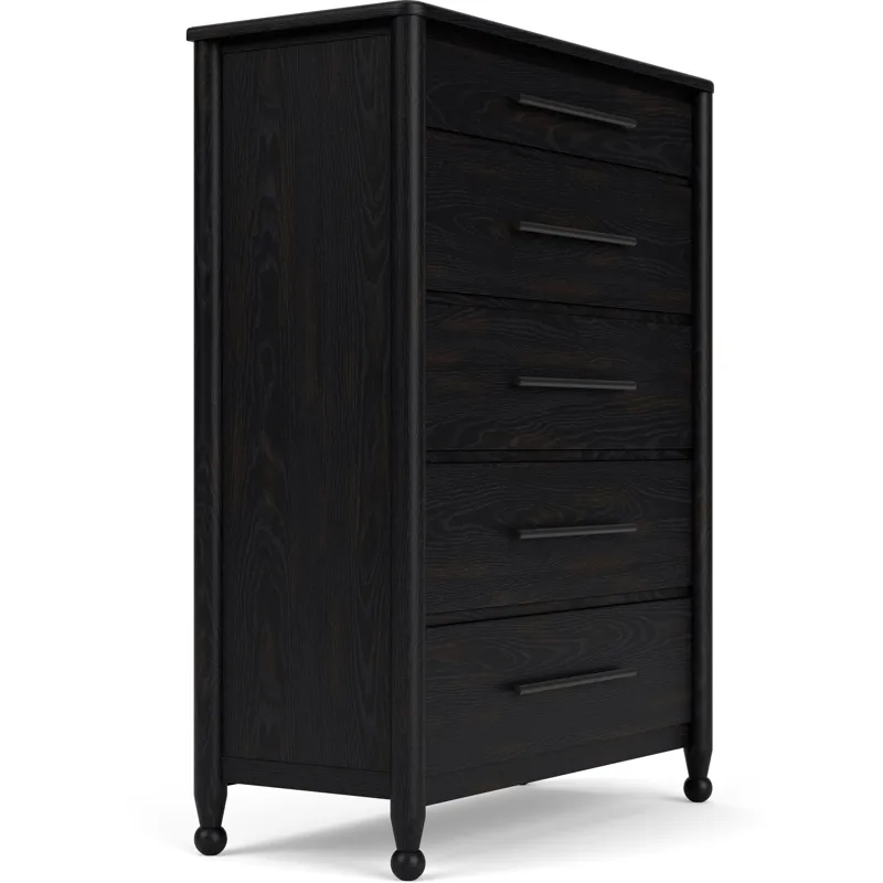 Calhounebony Five Drawer Chest