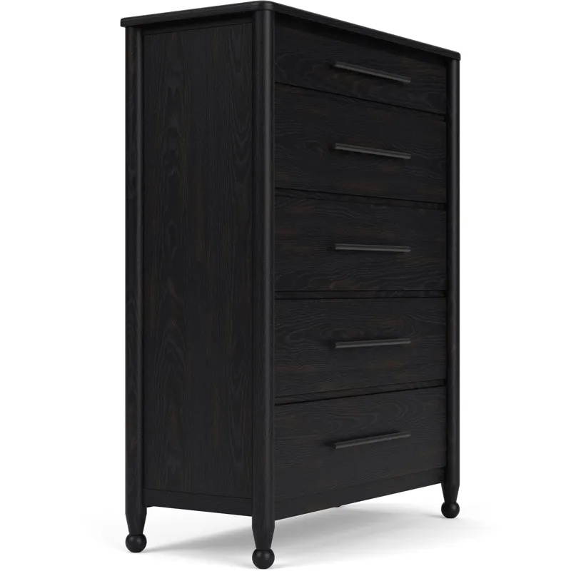 Calhounebony Five Drawer Chest