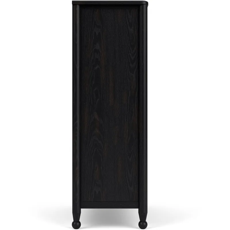 Calhounebony Five Drawer Chest