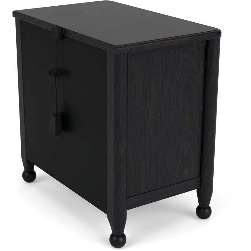 Calhounebony Two Drawer Nightstand