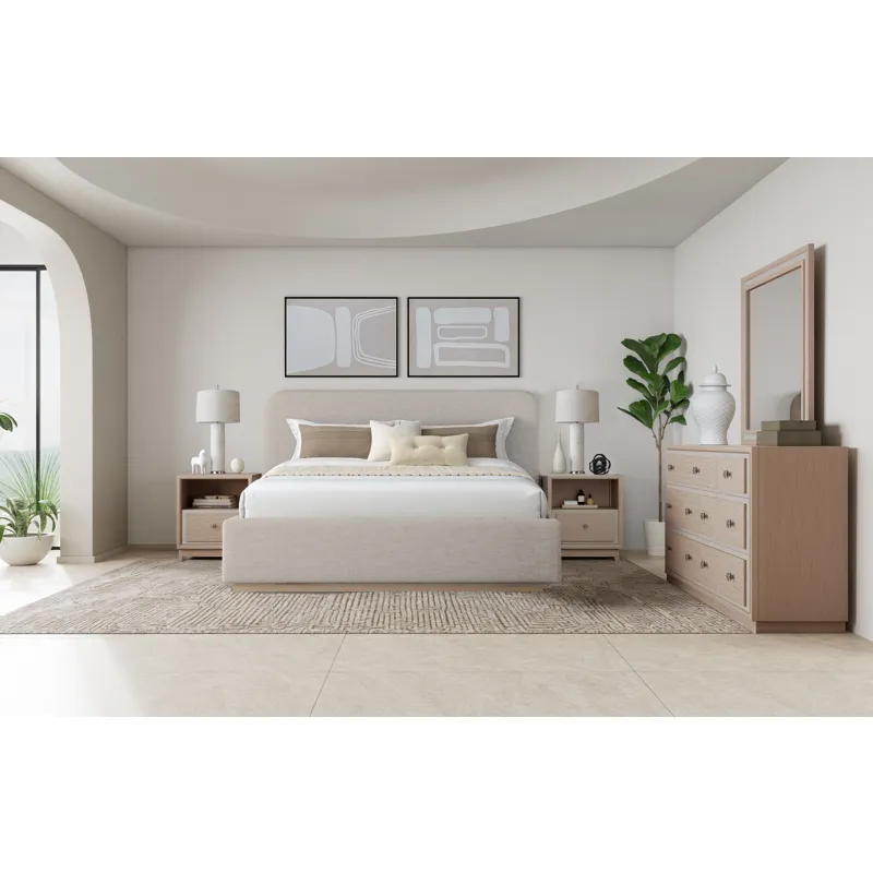Shadow Bay Upholstered Headboard - King