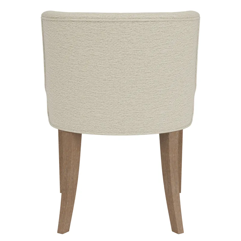 Cascade Casual Mink Upholstered Curve Back Side Chair
