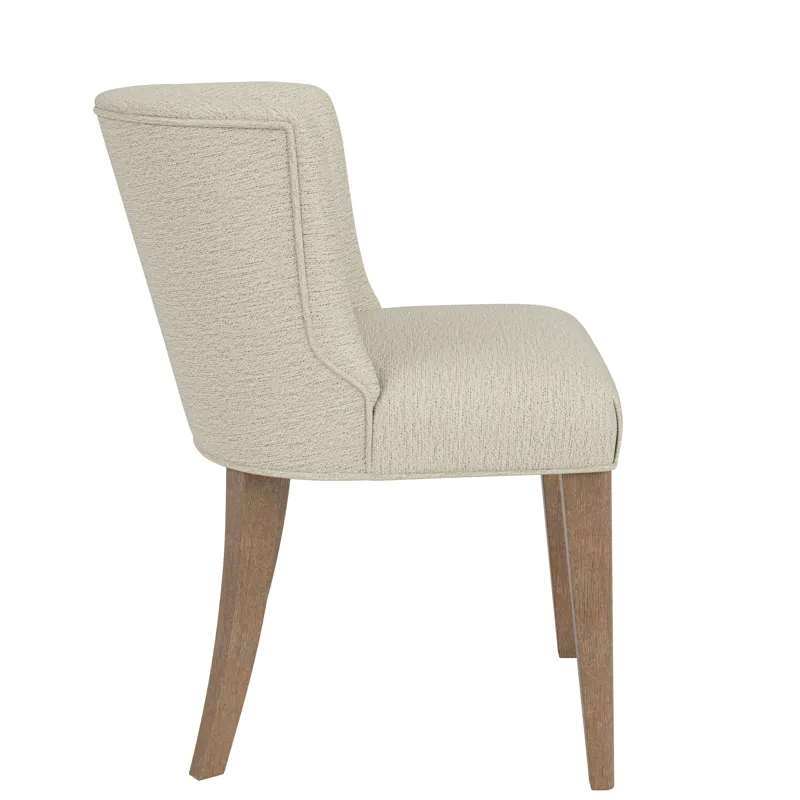 Cascade Casual Mink Upholstered Curve Back Side Chair
