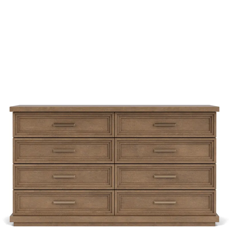 Cascade Casual Mink 8 Drawer Dresser