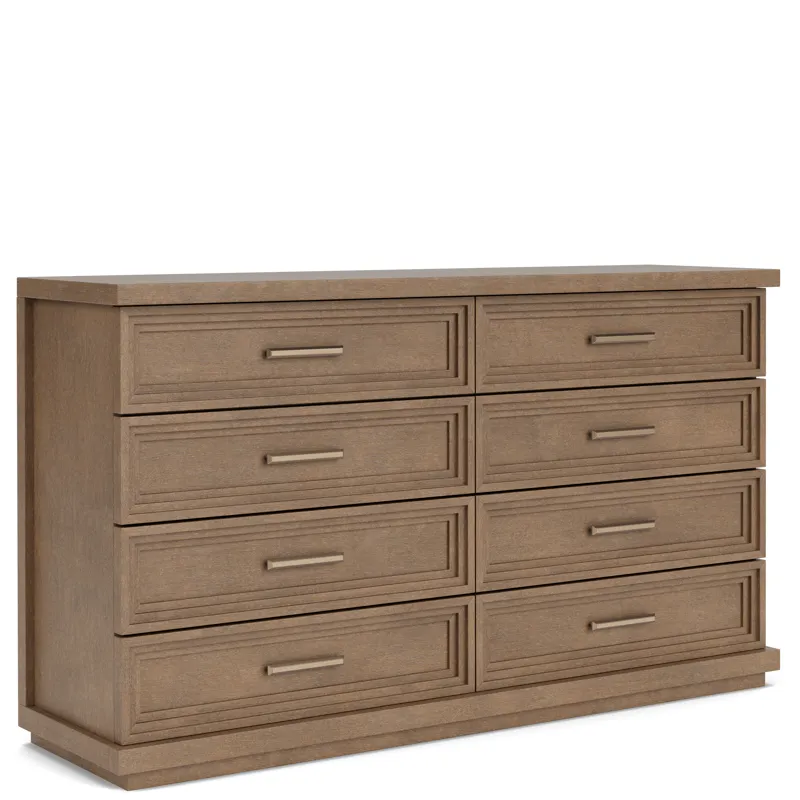 Cascade Casual Mink 8 Drawer Dresser