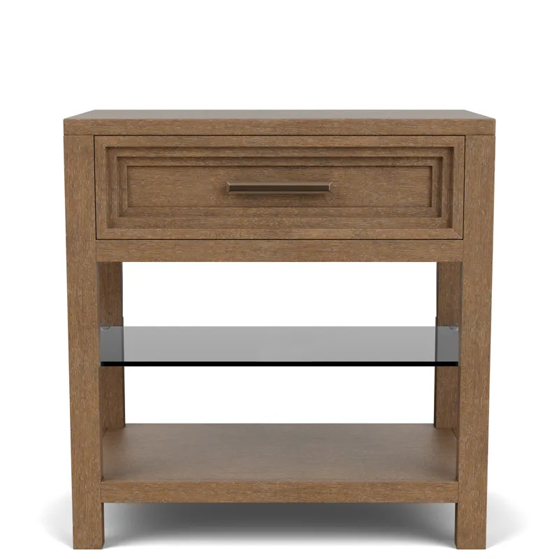 Cascade Casual Mink 1 Drawer Nightstand
