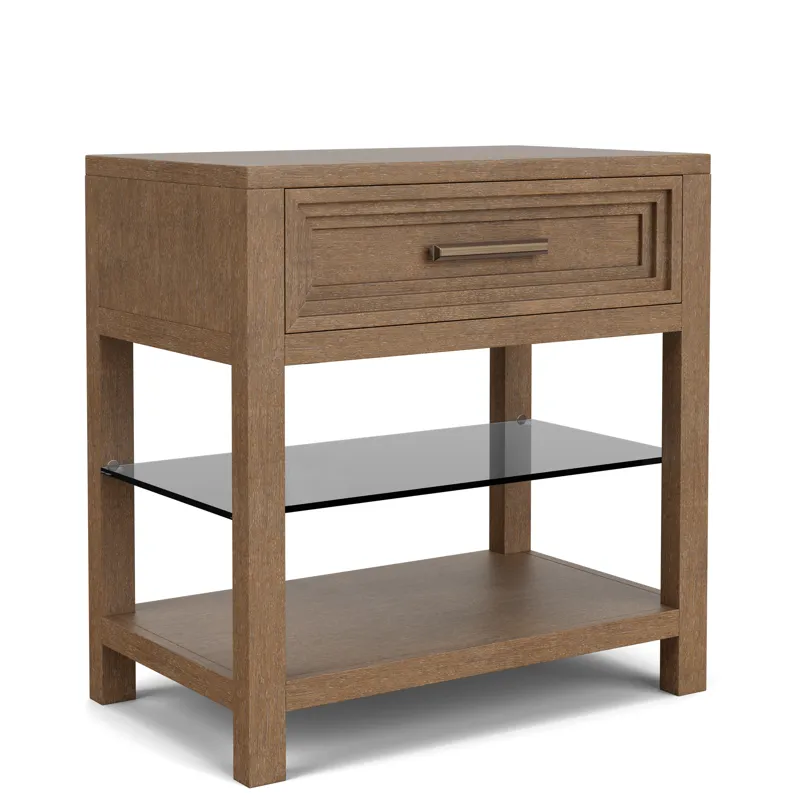 Cascade Casual Mink 1 Drawer Nightstand