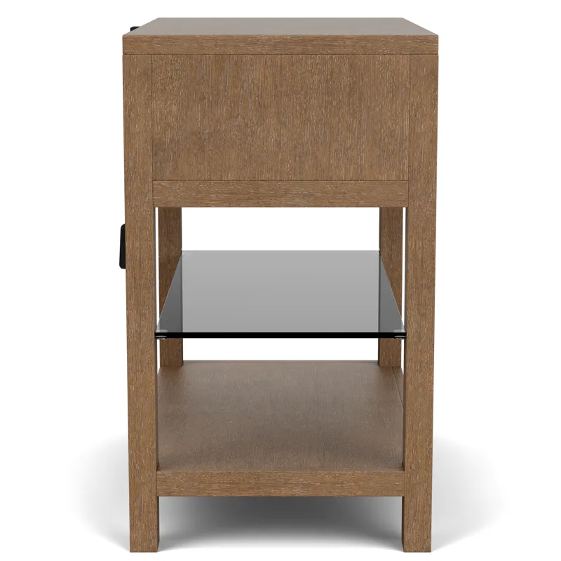 Cascade Casual Mink 1 Drawer Nightstand