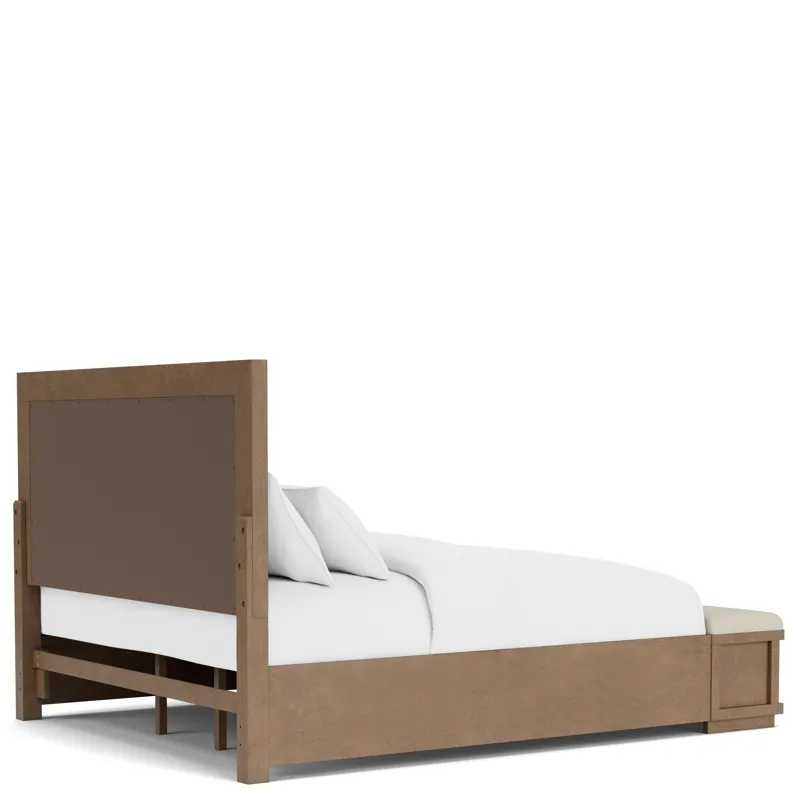 Cascade Casual Mink Panel Footboard - King
