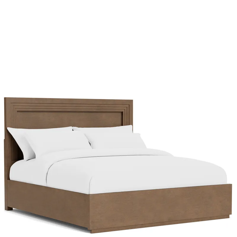 Cascade Casual Mink Panel Headboard W/Light - Full/Queen