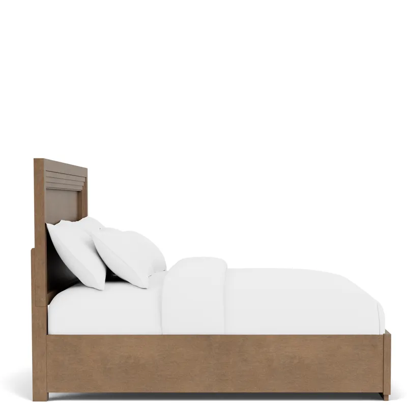 Cascade Casual Mink Panel Headboard W/Light - King/California King