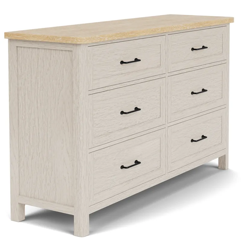 Glenndale Six Drawer Dresser