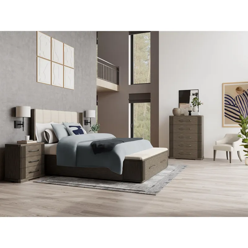 Sariel Upholstered Storage Footboard - Queen