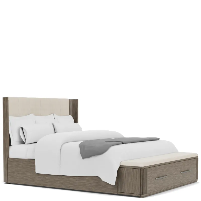 Sariel Upholstered Storage Footboard - Queen