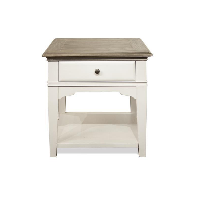 Riverside Furniture Myra Leg Side Table - Thumbnail 2