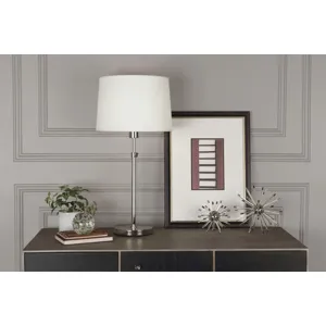 Koleman Table Lamp in Polished Nickel