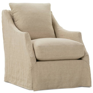 Kori Slipcovered Swivel Chair