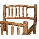Corral Queen Headboard in Natural Log