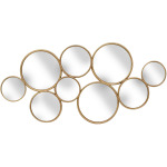 Metal 47.5" Mirror, Gold, Wb