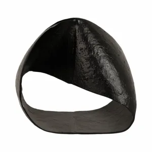 15" Twisted Metal Circle, Black