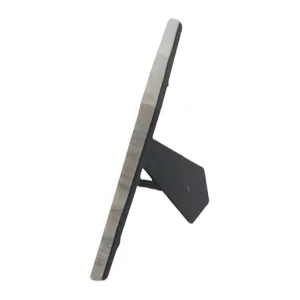 4x6 2-tone Marble Photo Frame, Beige/white