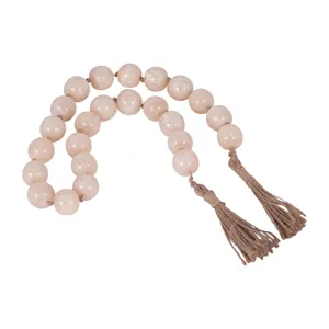 Resin, 36x1 Bead Garland, Ivory