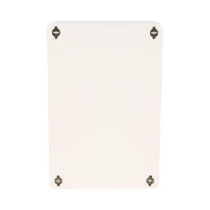 Ec 24\" Rectangle Rough Finish Wall Shelf, White