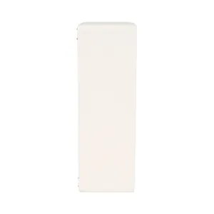 Ec 24\" Rectangle Rough Finish Wall Shelf, White