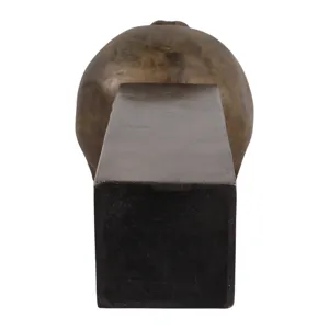 22x9" Smiley Head On Pedestal, Multi