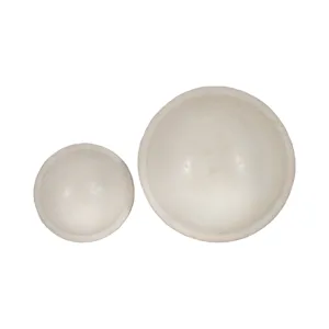 Lg White Textured Knot Bowl M2