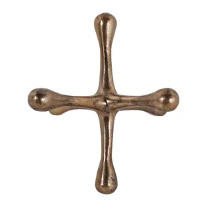 9x9\" Metal Jack Object, Antique Brass