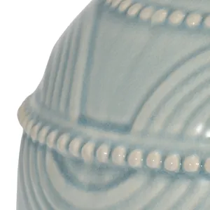 Ceramic 28\" Bottle Table Lamp, Blue