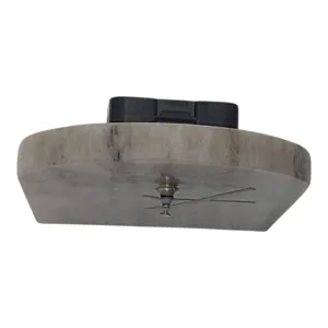 5x9\" Arch Marble Table Clock, Beige