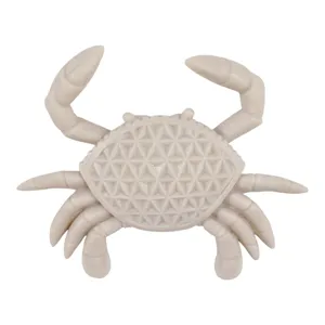 7x9x2 Resin Sand Crab Natural