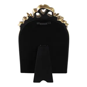 5x7\" Mirror In Gilded Bow Arch Frame, Gold