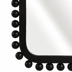Ec 23x45\" Knobby Rectangular Mirror, Black