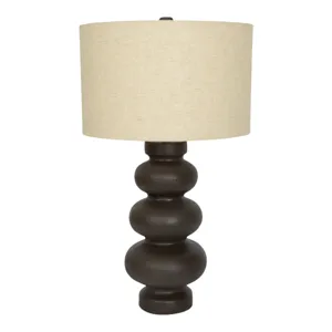 27" Ecomix Lamp With Shade, Ivory Kd