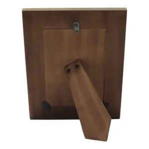 4x6 Wood Petals Photo Frame, White/natural