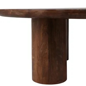 Ec Wood,36\" Scandinavian Coffee Table,brwn Kd