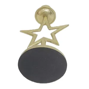 9x5\" Star Taper Holder, Gold