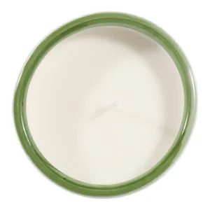 4\", 6oz Bowl Chinoiserie Candle, Green/white