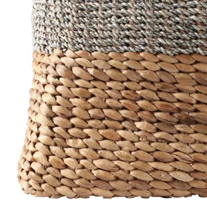 S/2 13/17\" Tapered Square Woven Baskets, Natural