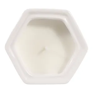 4\", 6oz Chinoiserie Candle, Brown/white