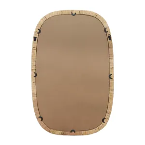 Ec 22x34 Rectangular Mirror, Brown