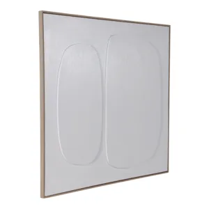 40x40 Mod 3-dimensional Wall Art, White