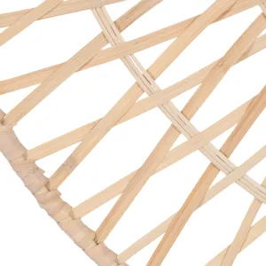 Ec Wicker, 36", Round Wall Accent, Natural