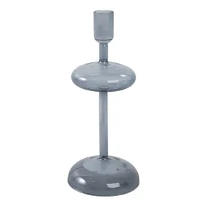 10x4\" Retro Bubble Taper Holder, Blue
