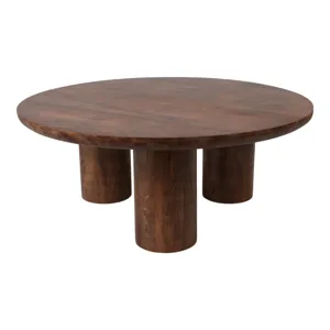 Ec Wood,36\" Scandinavian Coffee Table,brwn Kd